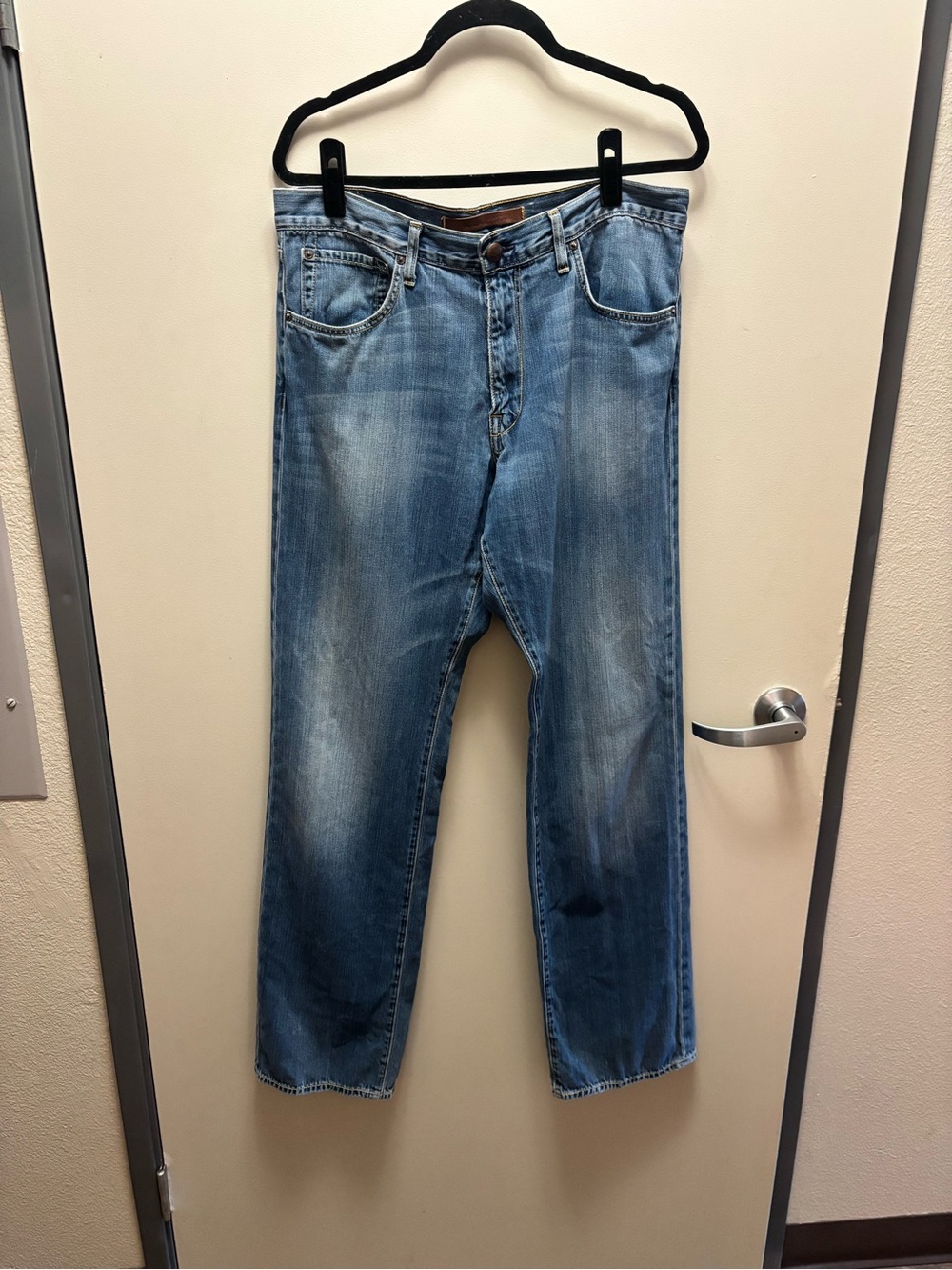 Agave Light Blue Straight Leg Jeans